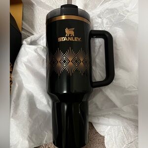 Black Deco 40oz Tumbler